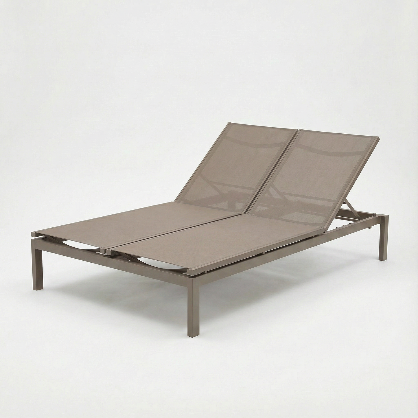 Doppelliege Aquarius Aluminium/Textilene