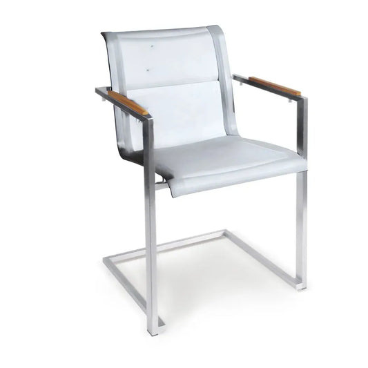 Centauri - Freischwinger Edelstahl/Textilene