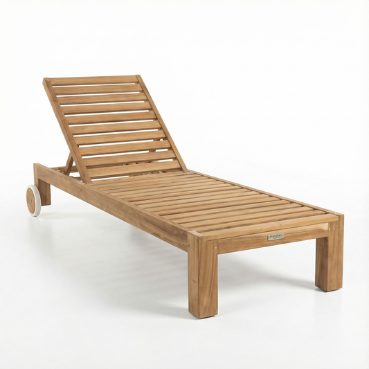 Matahari Teak Gartenliege Cubus