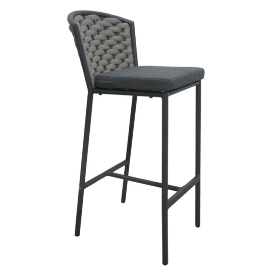 Altai Barhocker Aluminium/Rope