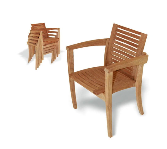 Stapelsessel Janus Teakholz