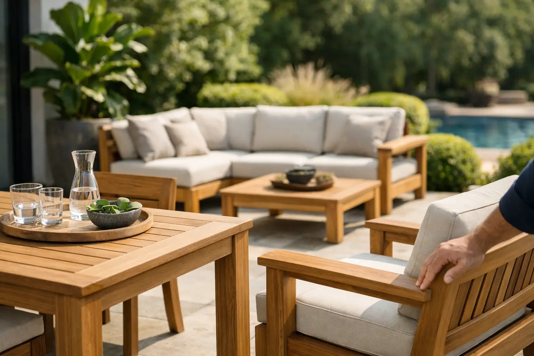 Gartenmöbel aus Teak kaufen - worauf achten?