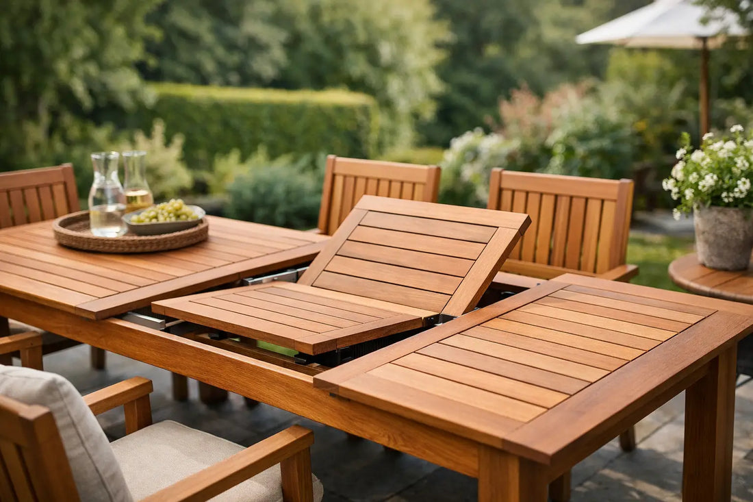 Ausziehbaren Gartentisch aus Holz richtig wählen