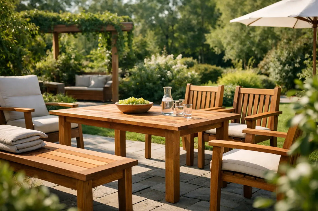 Massivholz Gartenmöbel richtig wählen