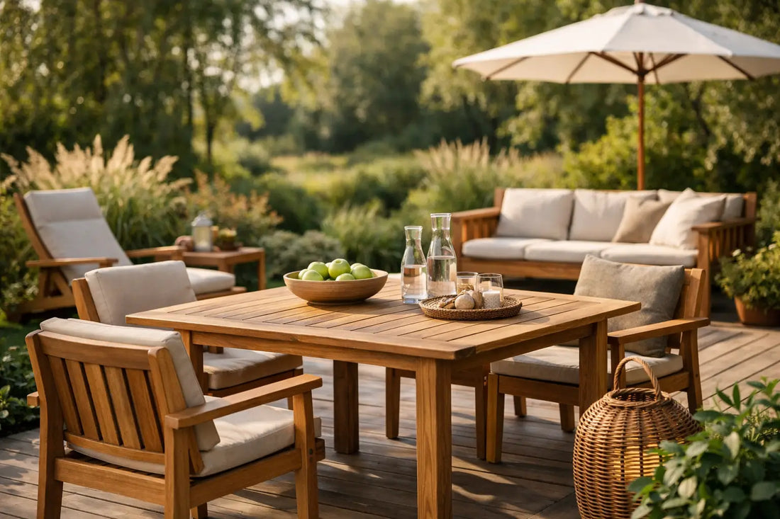 Nachhaltige Gartenmöbel aus Holz kaufen