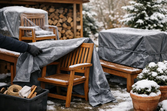 Wie Holzgartenmöbel sicher überwintern