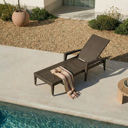 Gartenliege Minerva Aluminium/Polyrattan