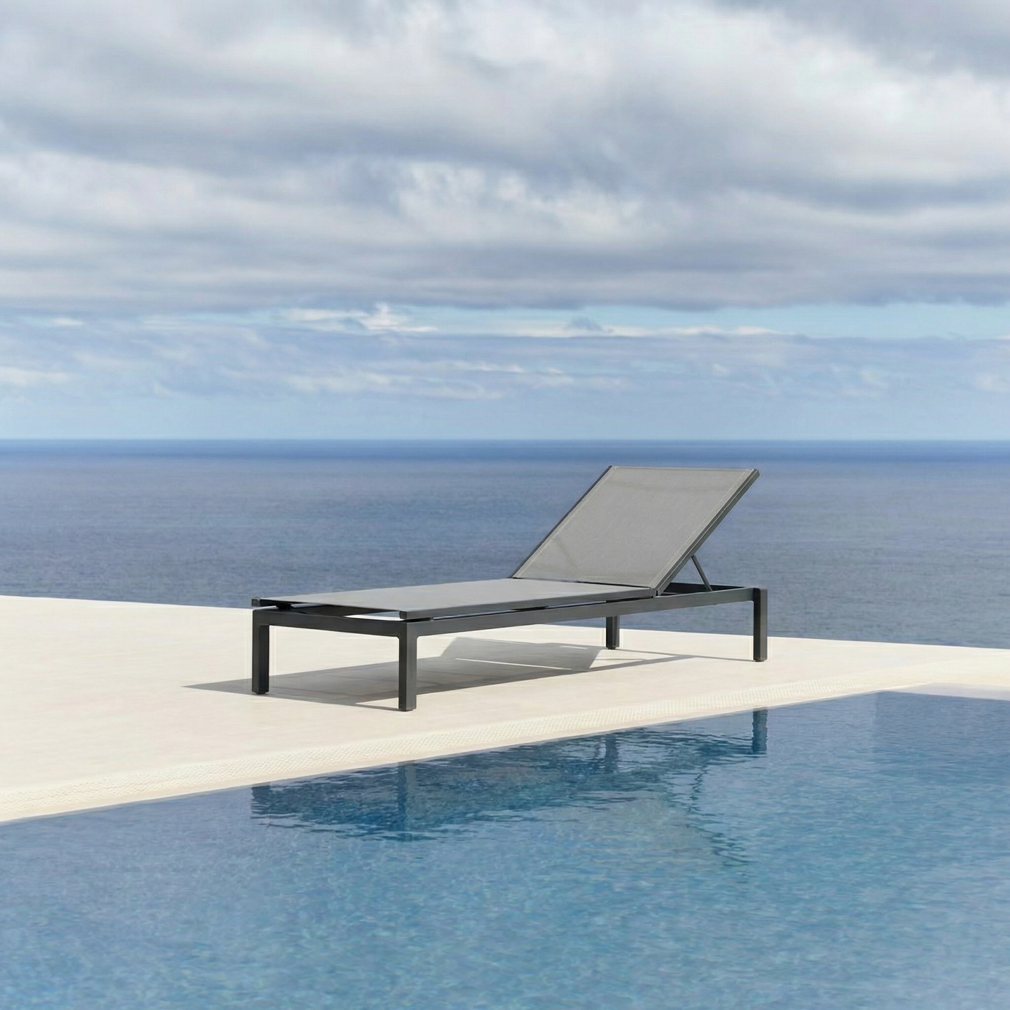 Gartenliege Aquarius Aluminium/Textilene