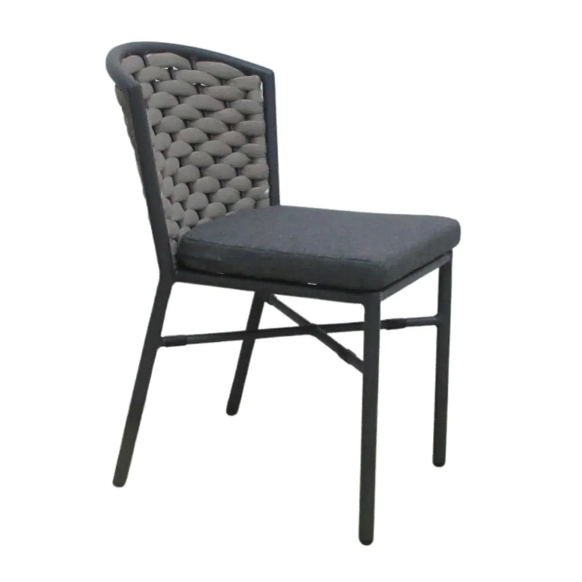 Altai - Stapelstuhl Aluminium/Rope ohne Armlehne