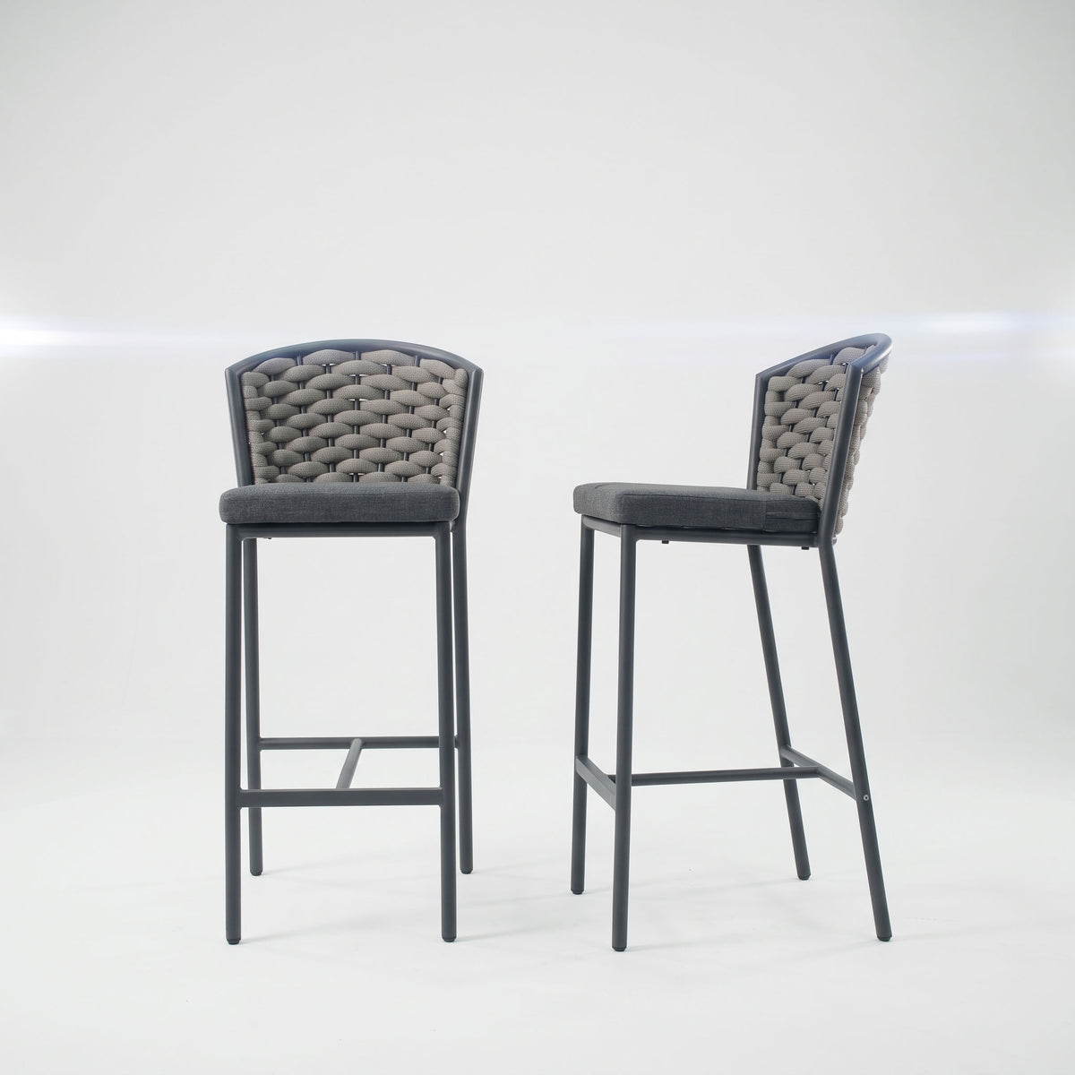 Altai Barhocker Aluminium/Rope