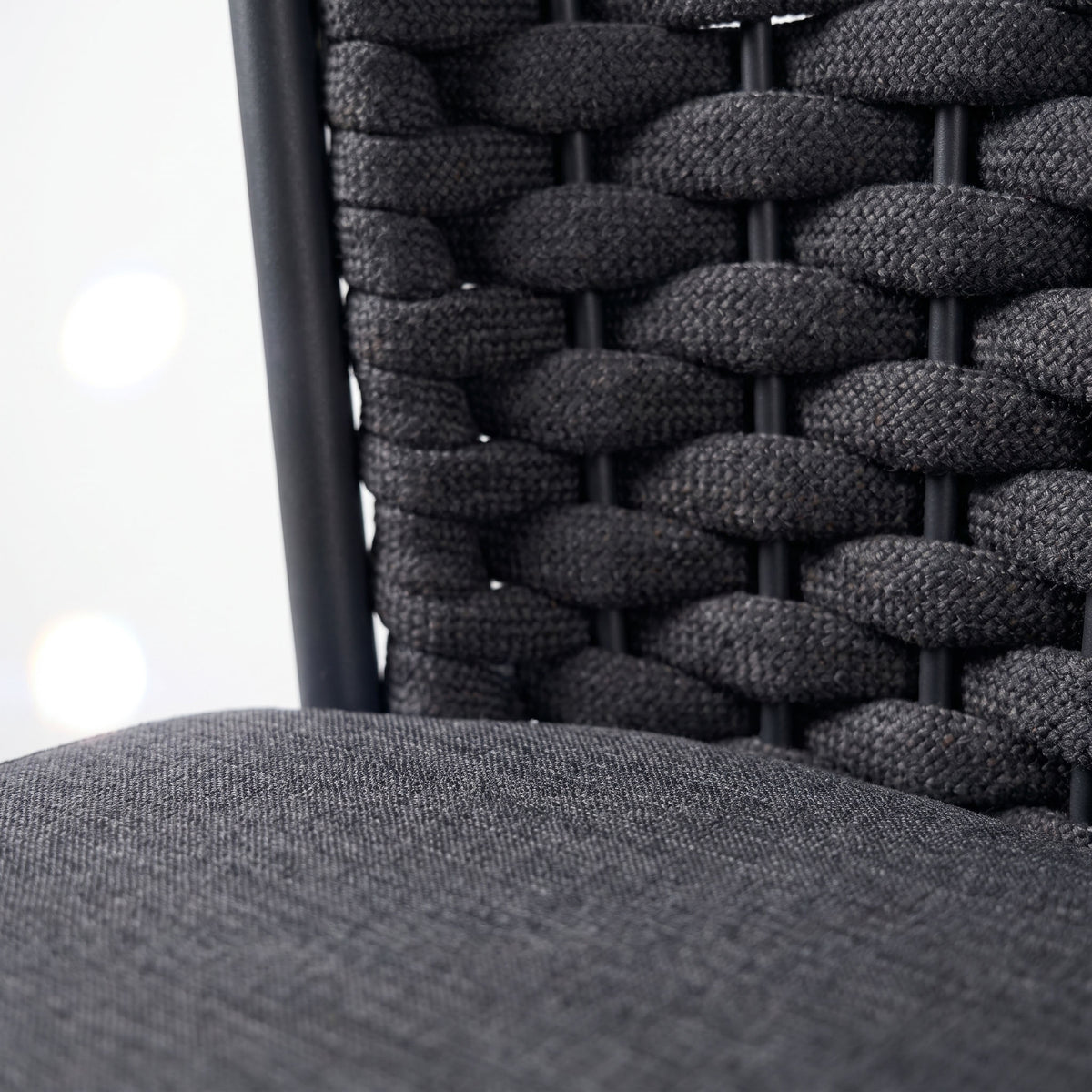 Altai Barhocker Aluminium/Rope