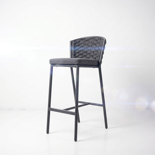 Altai Barhocker Aluminium/Rope