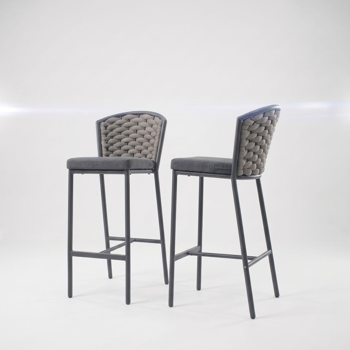 Altai Barhocker Aluminium/Rope