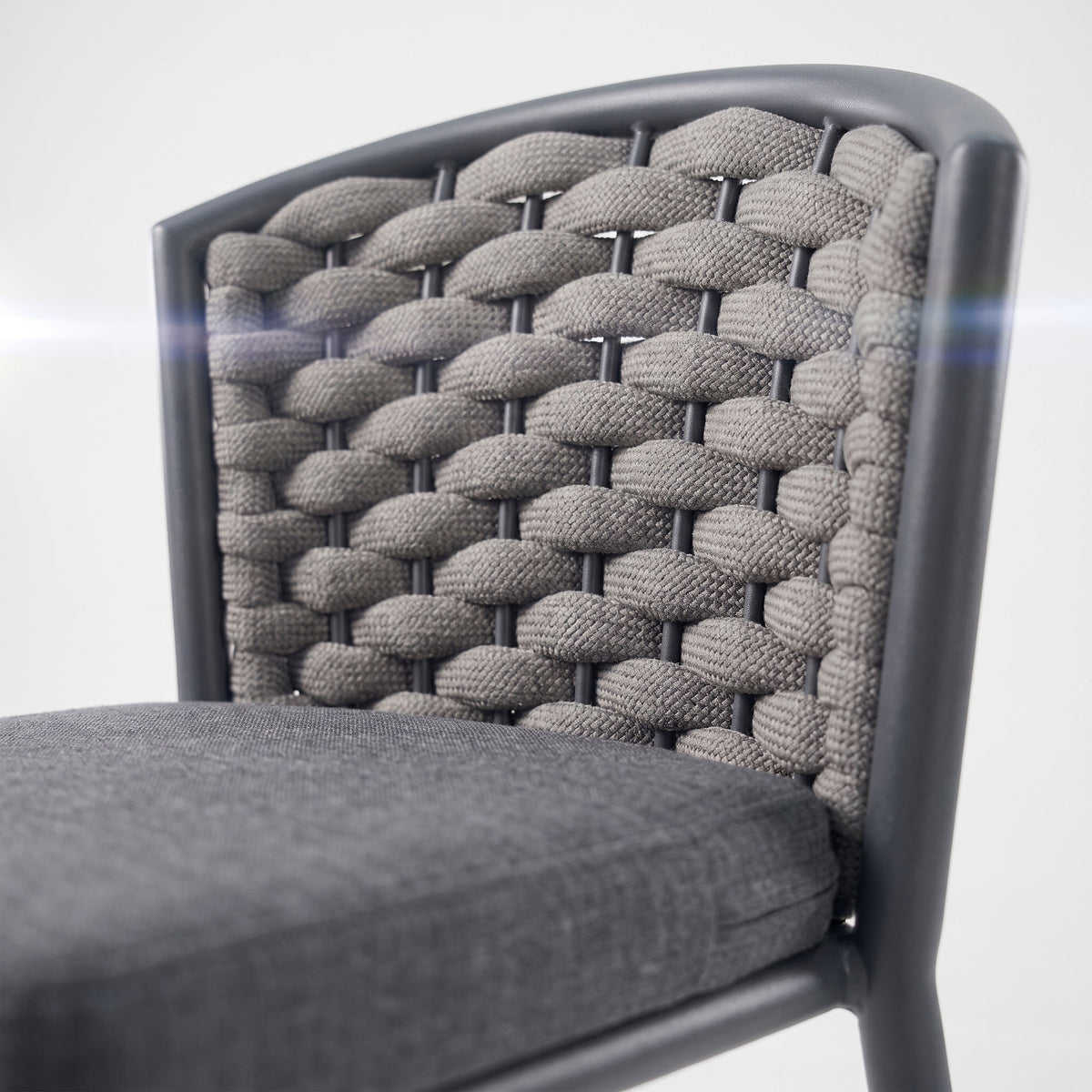Altai Barhocker Aluminium/Rope