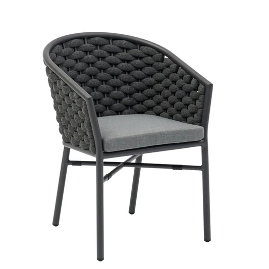 Altai Gartensessel Aluminium/Rope anthrazit