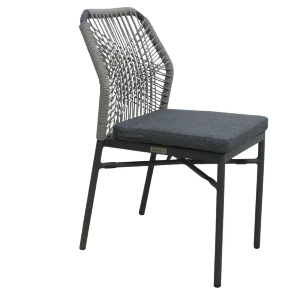 Atlas - Stapelstuhl Aluminium/Seil