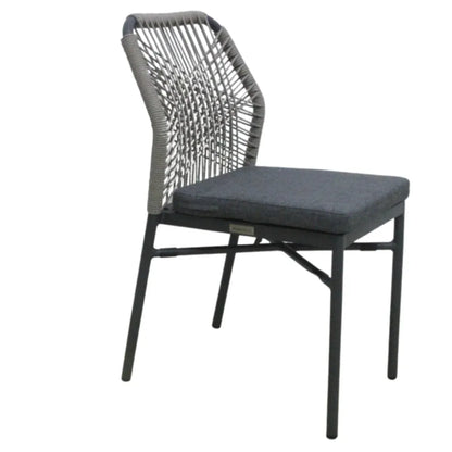 Atlas - Stapelstuhl Aluminium/Seil