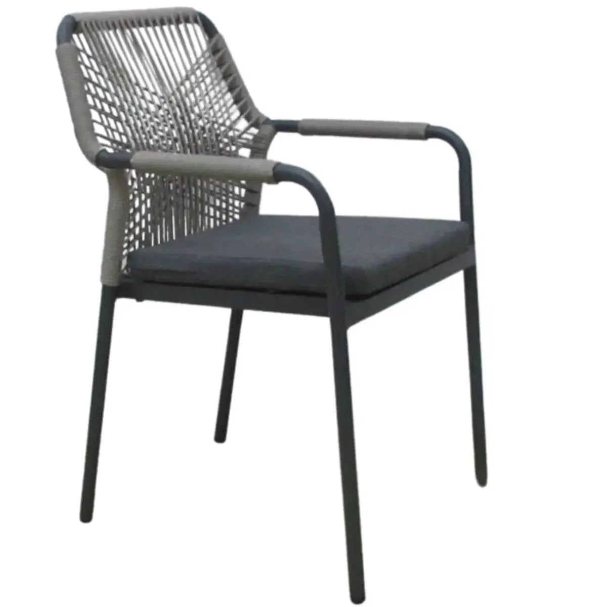 Atlas - Stapelstuhl Aluminium/Seil