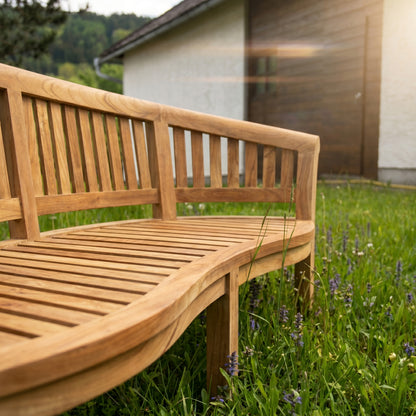 Matahari Teak Gartenbank Banana Comfort