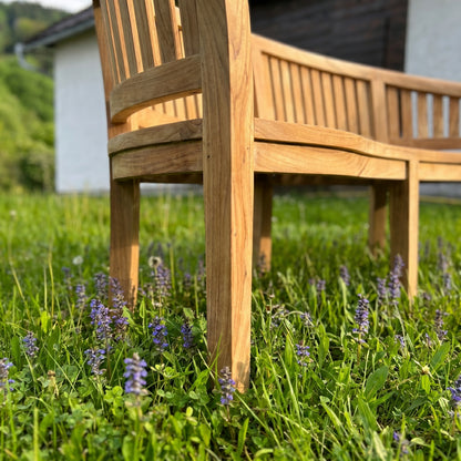 Matahari Teak Gartenbank Banana Comfort