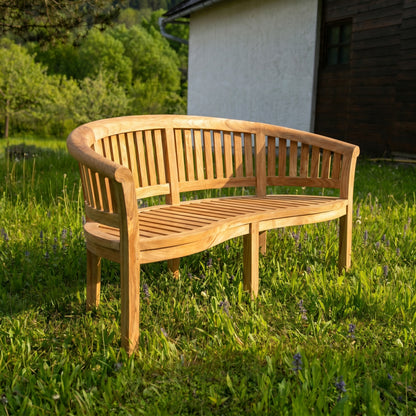Matahari Teak Gartenbank Banana Comfort