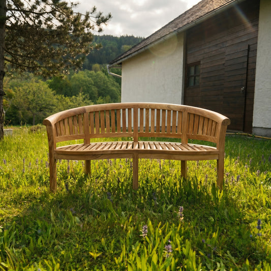 Matahari Teak Gartenbank Banana Comfort