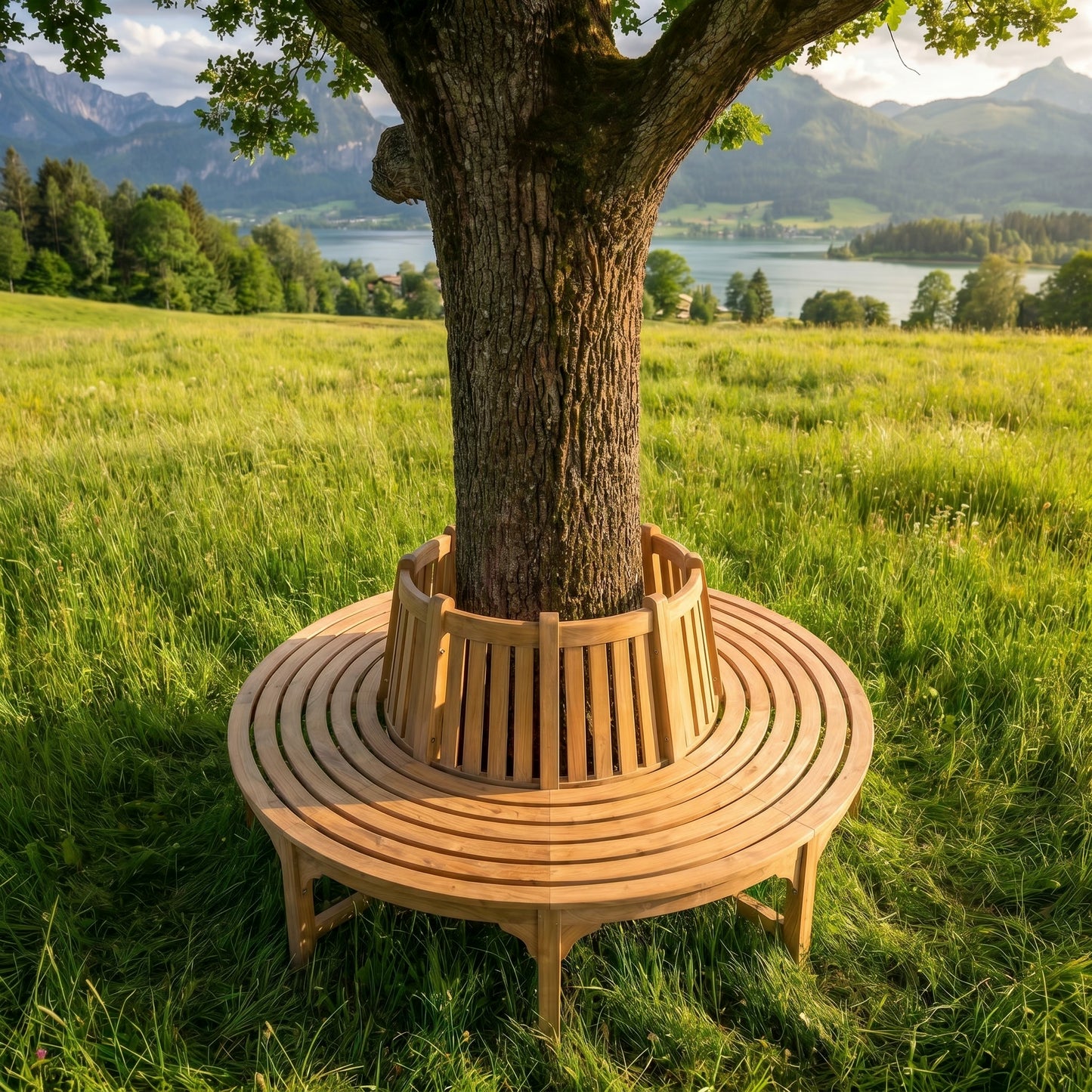 Matahari Teak Baumbank in 2 verschiedenen Größen