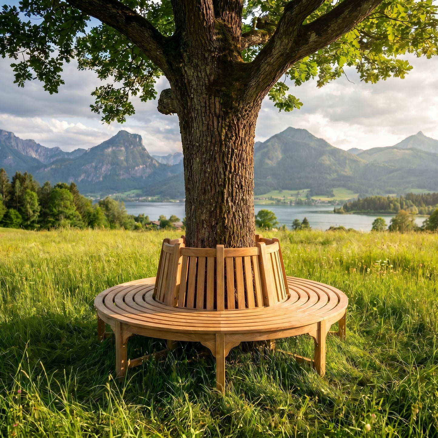 Matahari Teak Baumbank in 2 verschiedenen Größen
