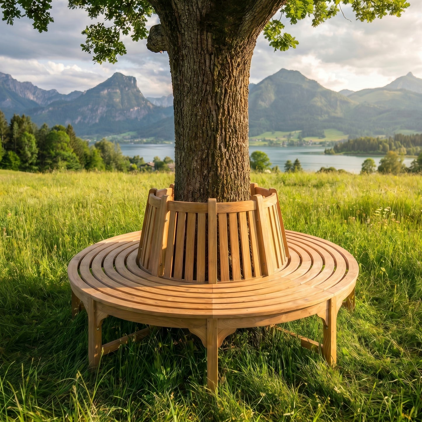 Matahari Teak Baumbank in 2 verschiedenen Größen
