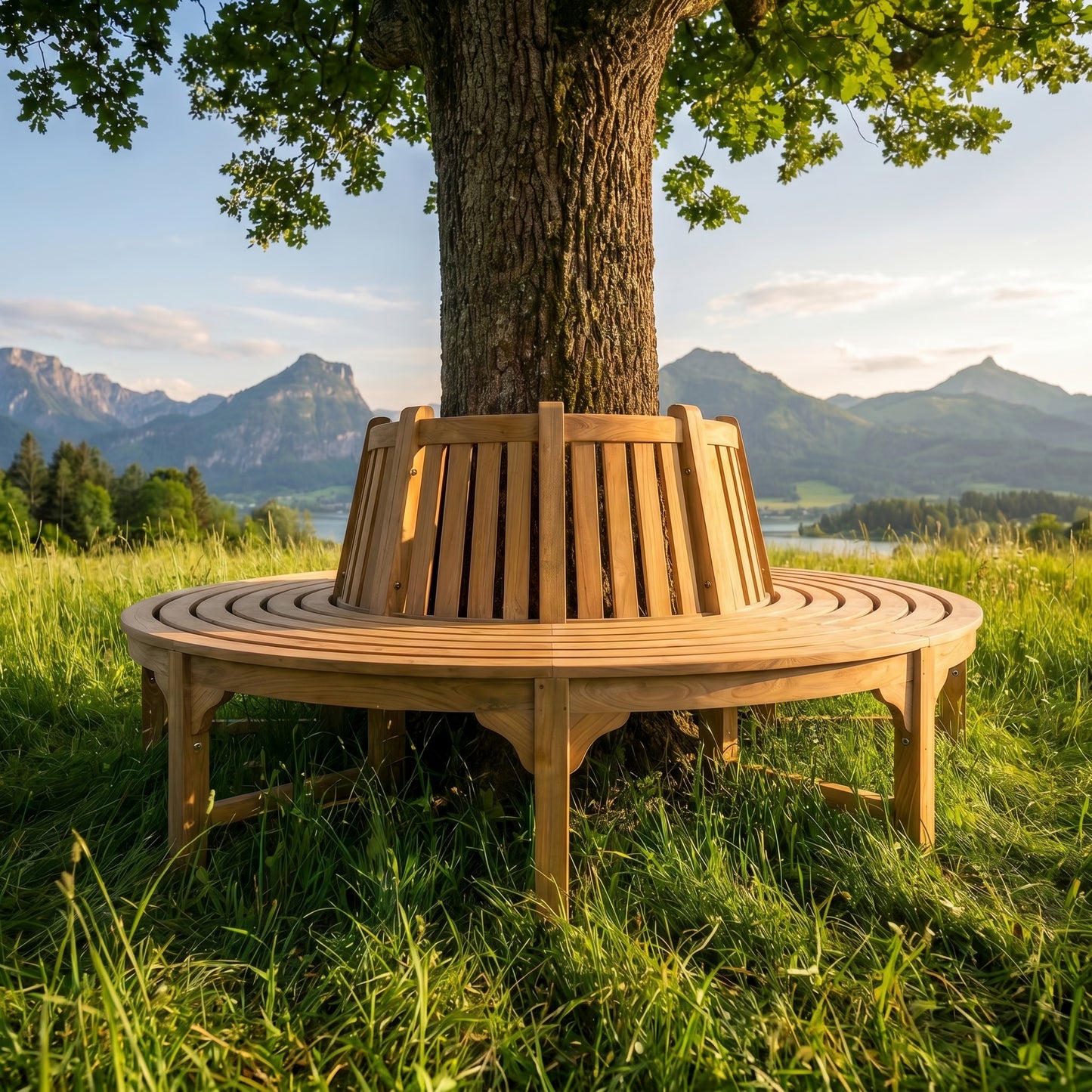 Matahari Teak Baumbank in 2 verschiedenen Größen