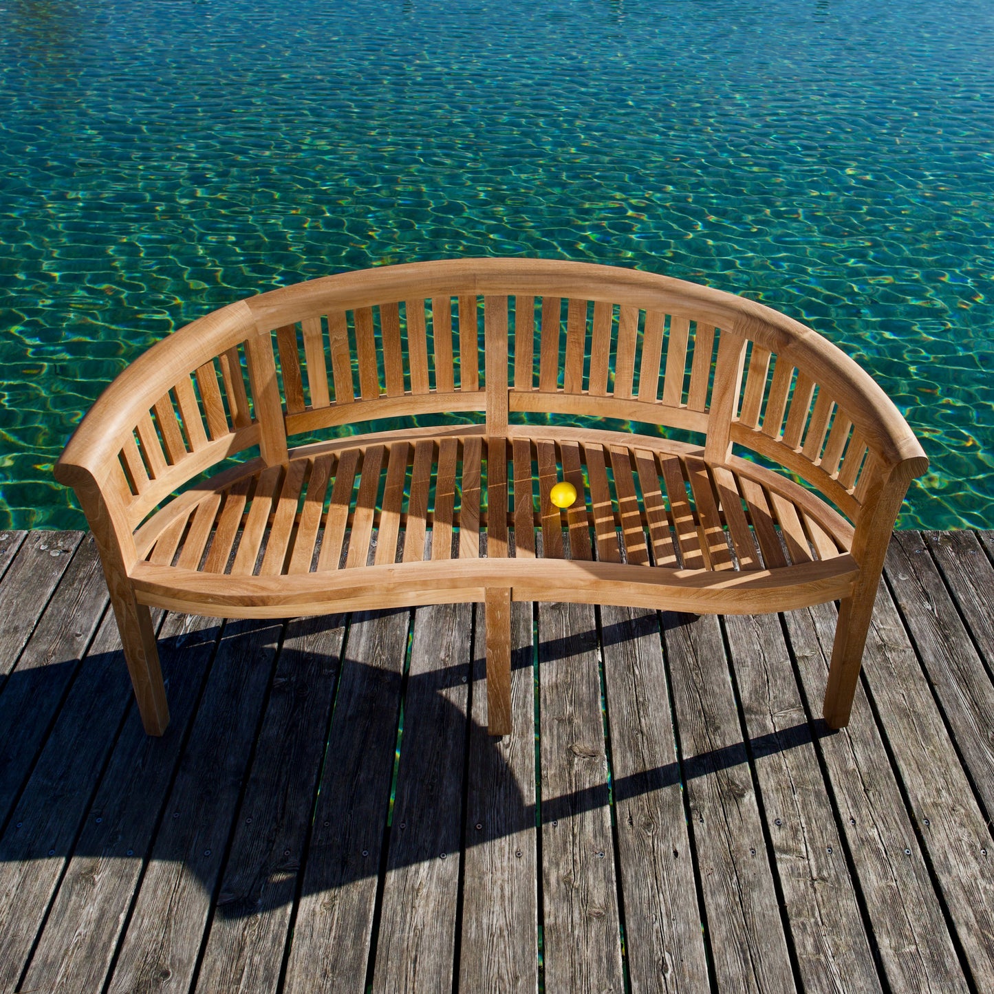 Matahari Teak Gartenbank Banana Comfort