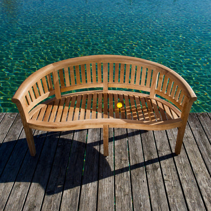 Matahari Teak Gartenbank Banana Comfort