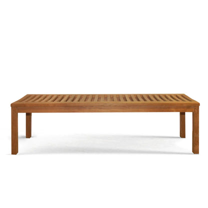 Gartenbank Artemis lehnenlos Teakholz in verschiedenen Größen