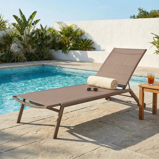 Gartenliege Lyra Aluminium/Textilene