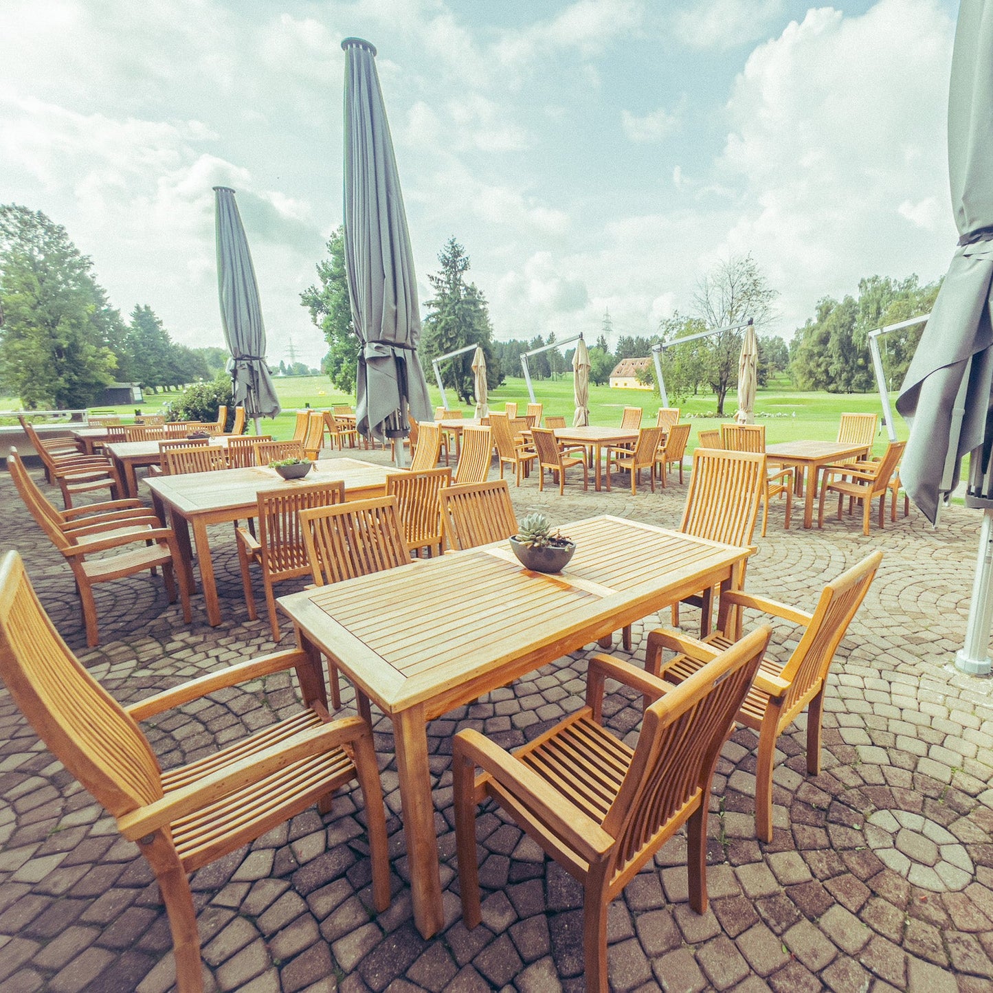 Matahari Teak Gartentisch Merkur rechteckig