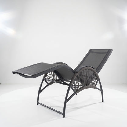 Outdoor Kippliege Atlas Aluminium/Outdoor-Seilgeflecht