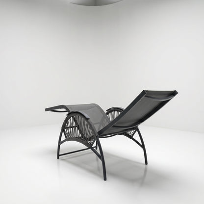 Outdoor Kippliege Atlas Aluminium/Outdoor-Seilgeflecht