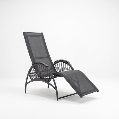 Outdoor Kippliege Atlas Aluminium/Outdoor-Seilgeflecht