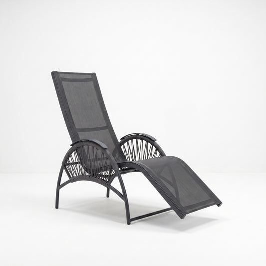 Outdoor Kippliege Atlas Aluminium/Outdoor-Seilgeflecht