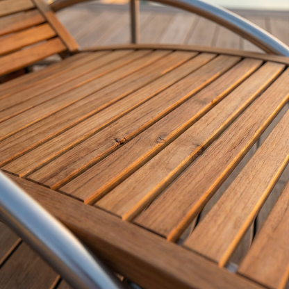 Liege Cygnus Teakholz/Edelstahl