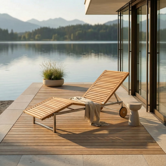 Liege Libra Teakholz/Edelstahl