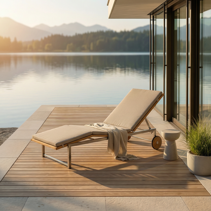 Liege Libra Teakholz/Edelstahl