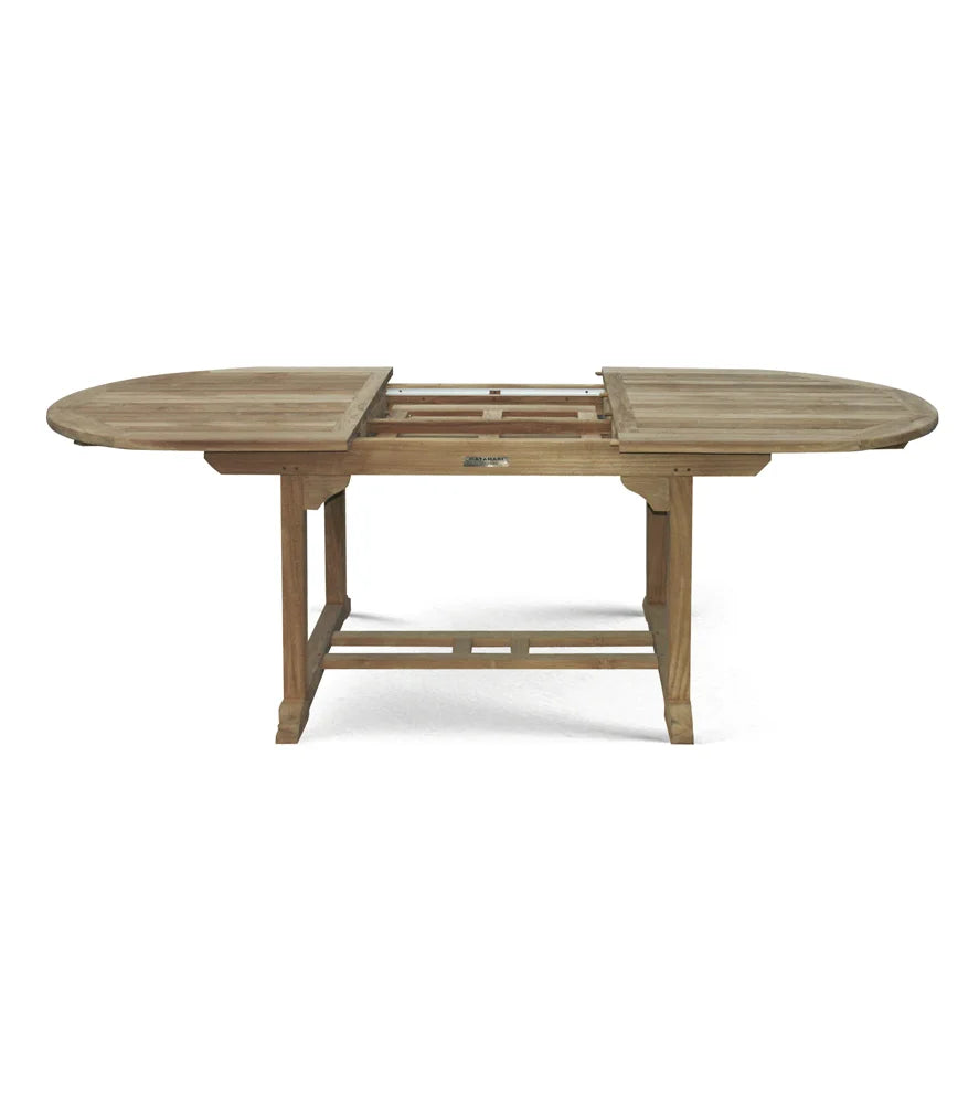 Matahari Teak Ausziehtisch Poseidon in verschiedenen Größen