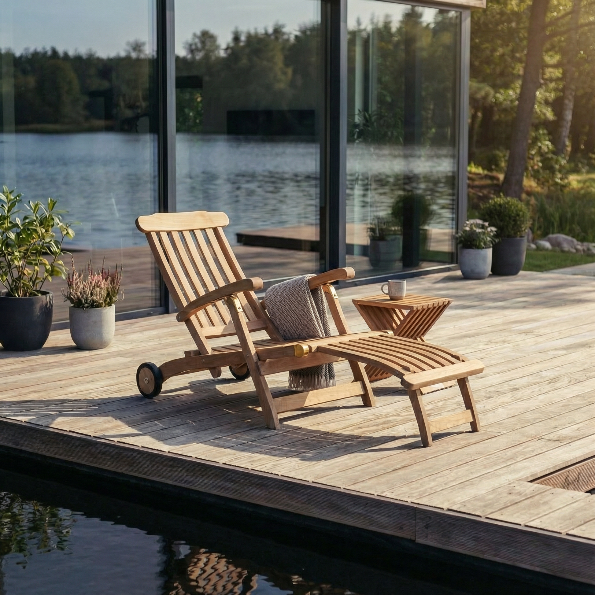 Matahari Teak Deckchair