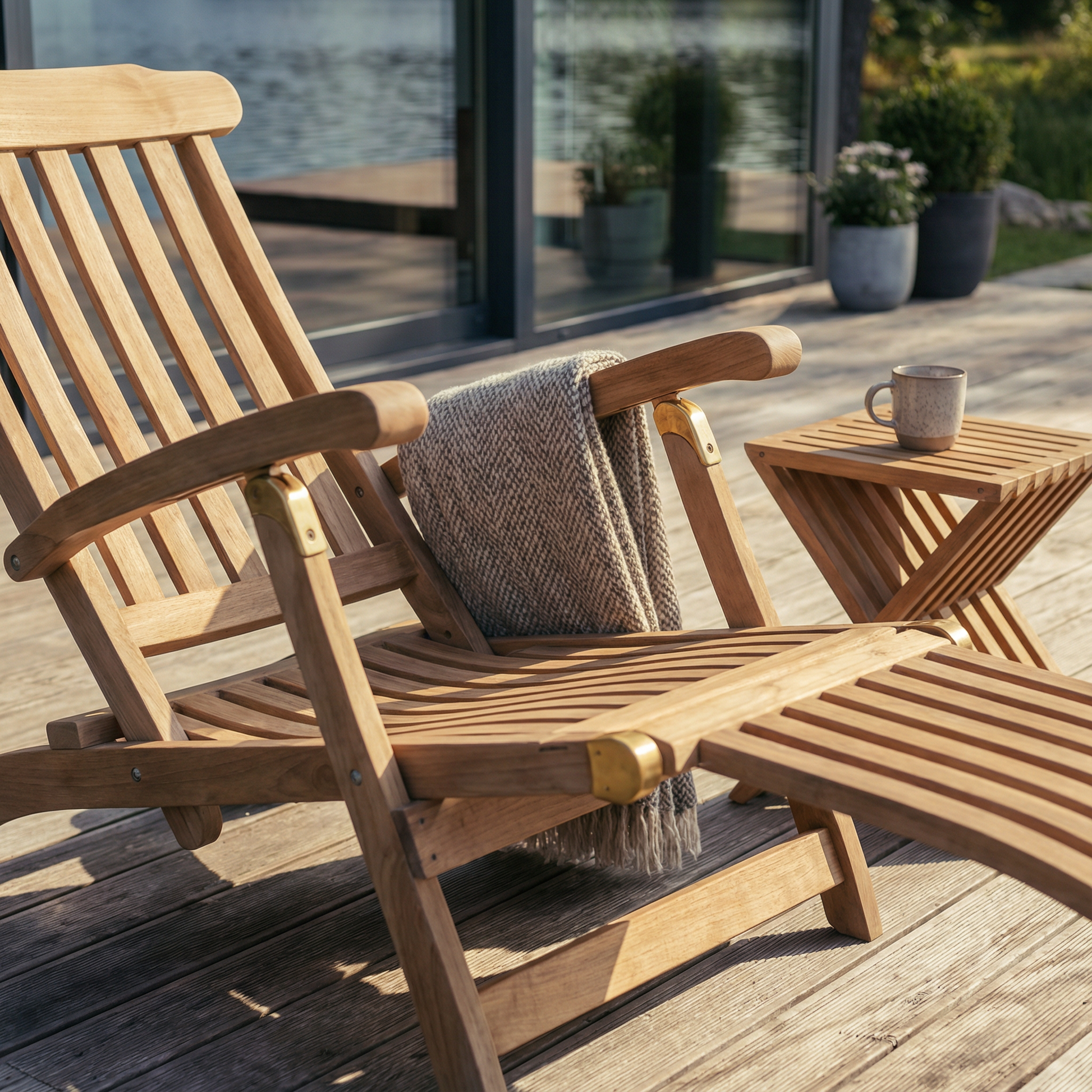 Matahari Teak Deckchair