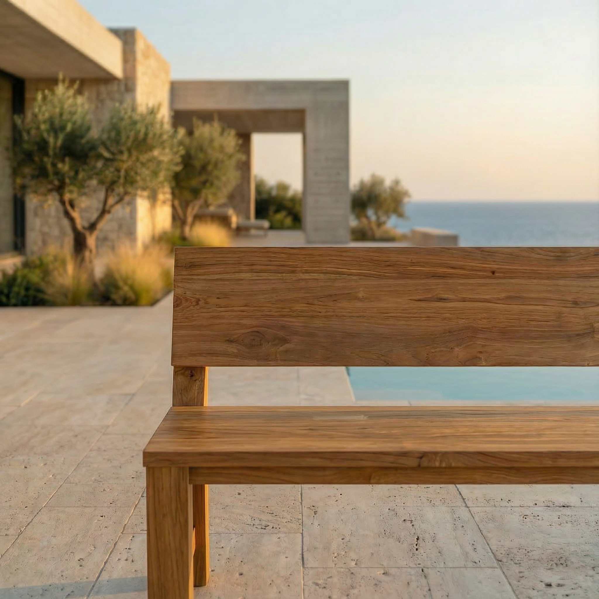 Matahari Teak Gartenbank Arthus Retro