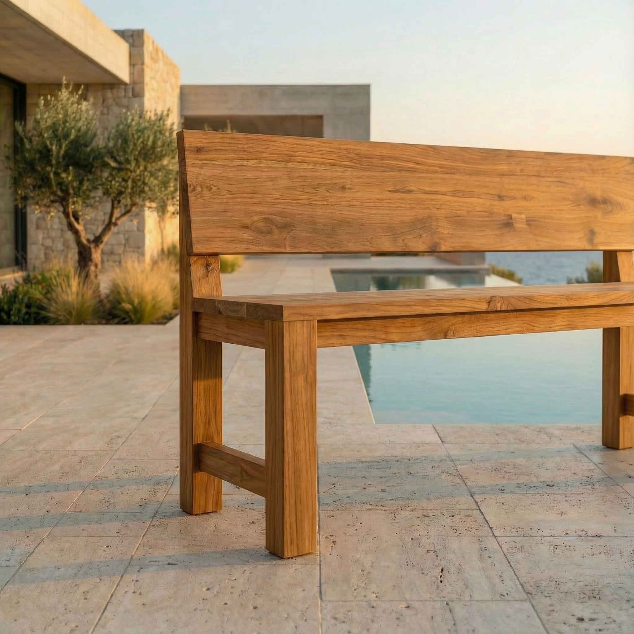 Matahari Teak Gartenbank Arthus Retro