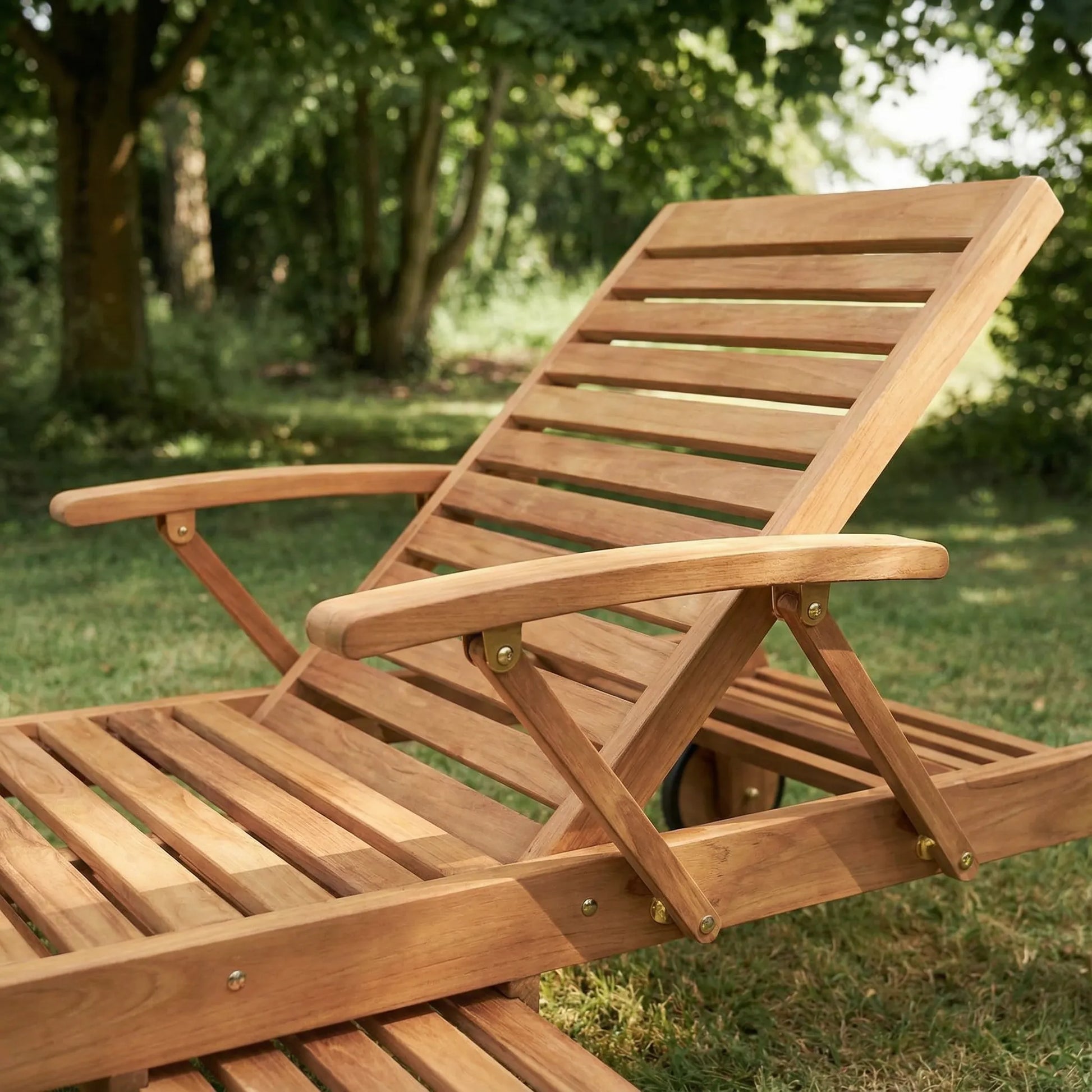 Matahari Teak Komfort Gartenliege Royal Princess