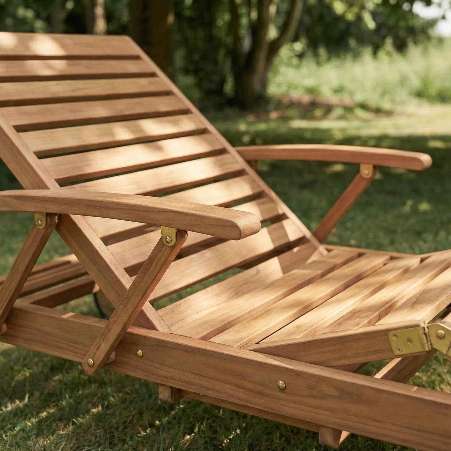 Matahari Teak Komfort Gartenliege Royal Princess