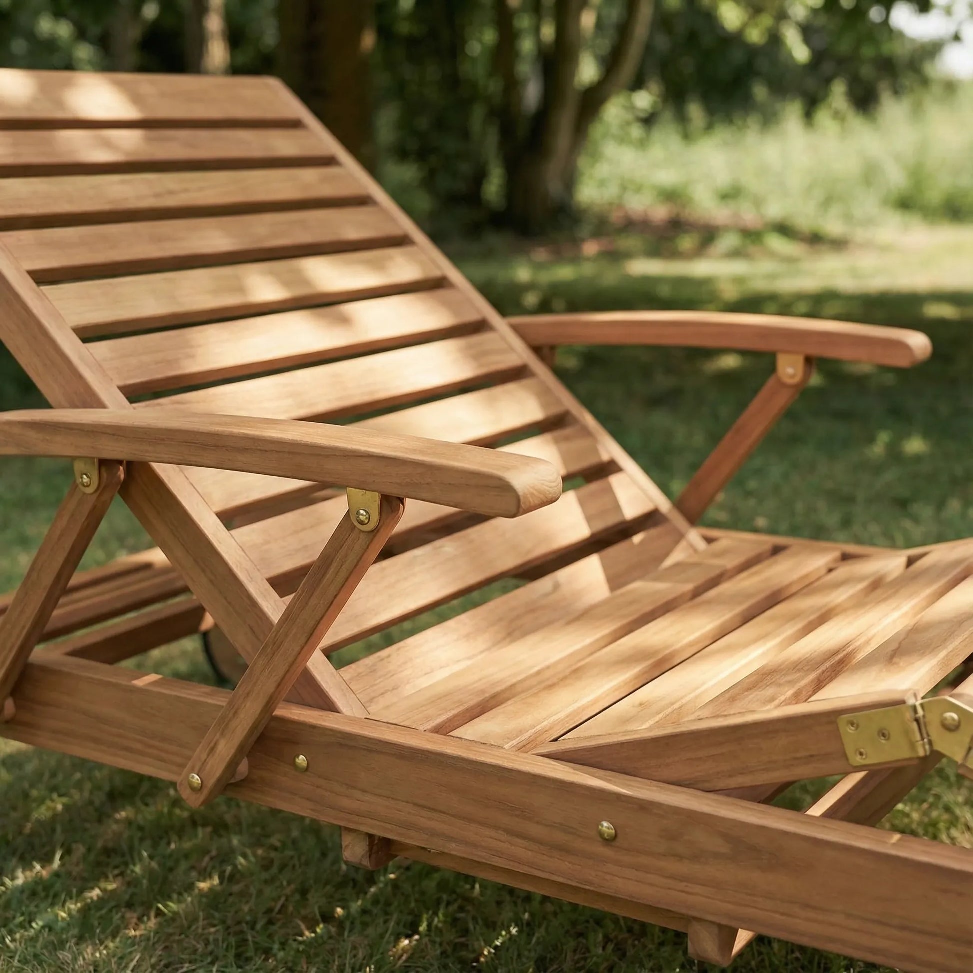 Matahari Teak Komfort Gartenliege Royal Princess